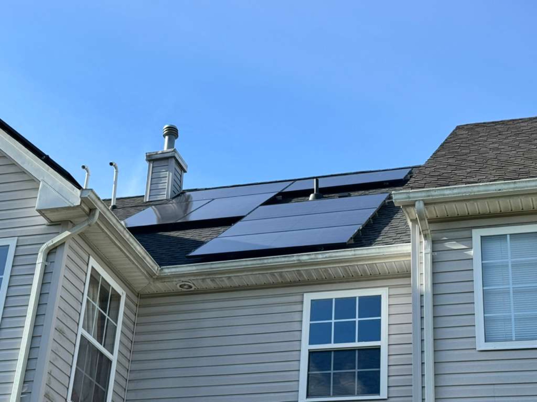Residential roof and solar install by Reliant Solar